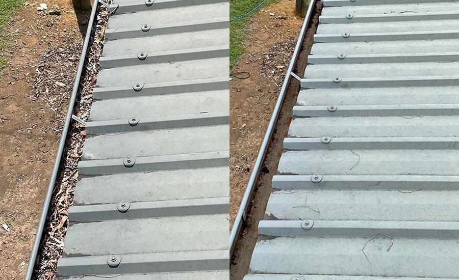 Roof Gutter Vacuuming & Cleaning