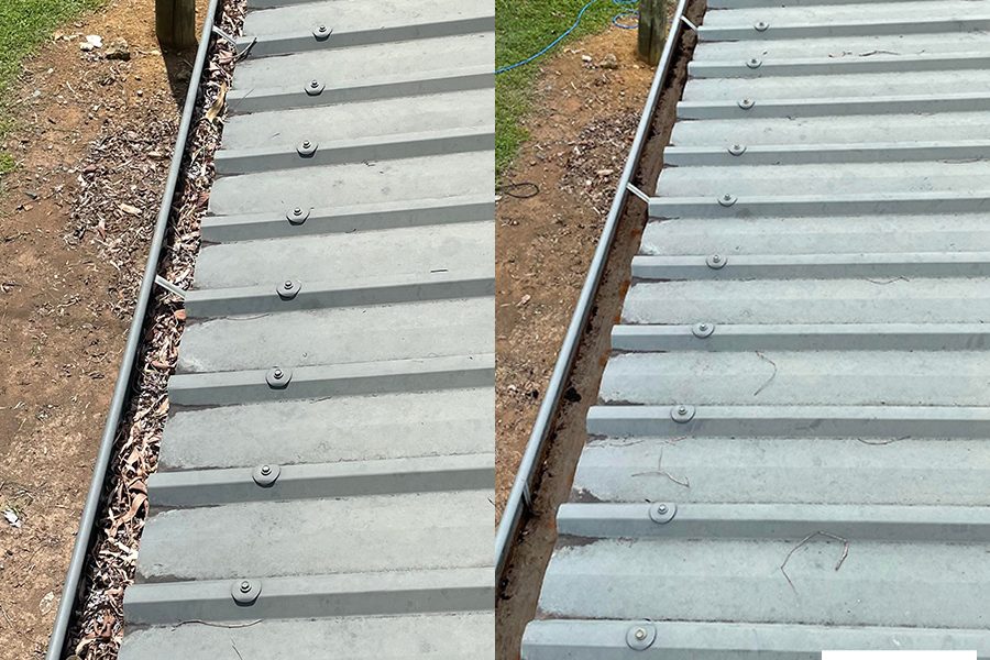 Roof Gutter Vacuuming & Cleaning