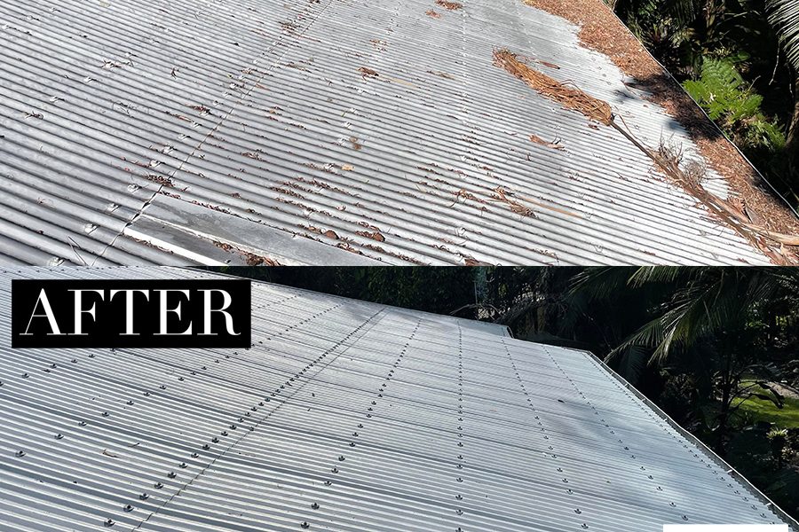 Roof Gutter Vacuuming & Cleaning